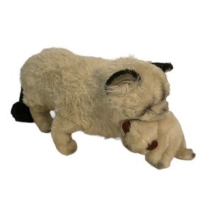 Avanti Realistic Himalayan Mother Cat Carrying Kitten Plush